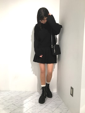 「L.H.P（エルエイチピー）のアイテム（スカート）」を使った、Hikaru Shimizuさん（レディース・165cm）の夏コーディネート