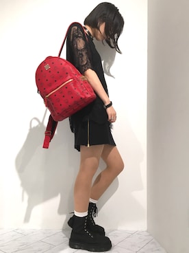 「L.H.P（エルエイチピー）のアイテム（タンクトップ）」を使った、Hikaru Shimizuさん（レディース・165cm）の夏コーディネート