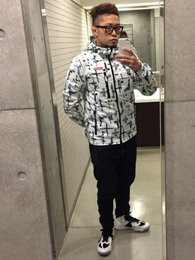 「SQUAIR（スクエア）のアイテム」を使った、麗さん（メンズ・173cm）の春コーディネート