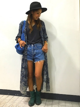 「ハグマグ」｜「アイテム（ワンピース/ドレス）」を使った、LittlePanteaさん（レディース・158cm）の秋コーディネート
