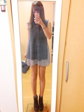 ゆんさん（レディース・155cm）の秋コーディネート