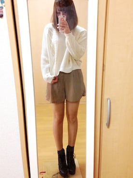 ゆんさん（レディース・155cm）の秋コーディネート