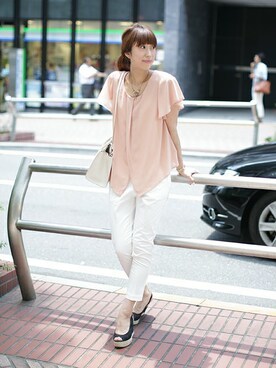 nano・universe lady's webeditorさん（レディース・170cm）の夏コーディネート