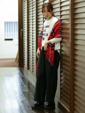 「モノトーン」｜nano・universe lady's webeditorさん（レディース・171cm）の秋コーディネート