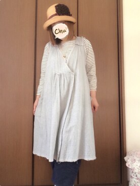 「BOLO（ボロ）のアイテム」を使った、こっちさん（レディース・155cm）の春コーディネート