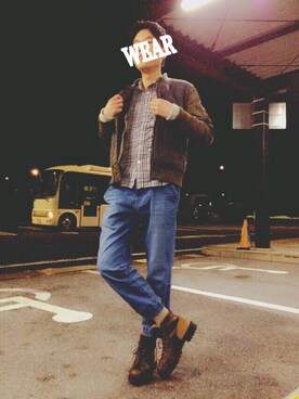 「Danner（ダナー）のアイテム（ソックス/靴下）」を使った、MASAさん（メンズ・184cm）の春コーディネート