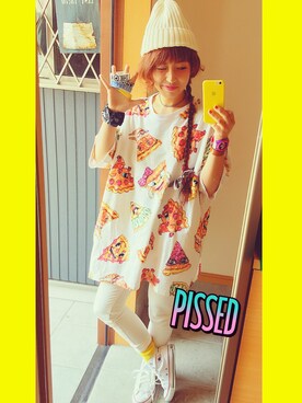 「JOYRICH」｜「アイテム（アクセサリー）」を使った、824さん（レディース・158cm）の春コーディネート