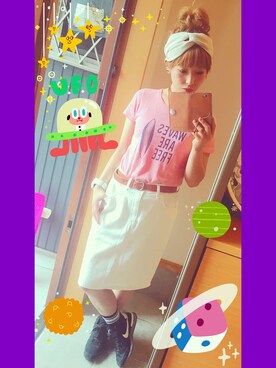 824さん(レディース・158cm)の夏コーディネート