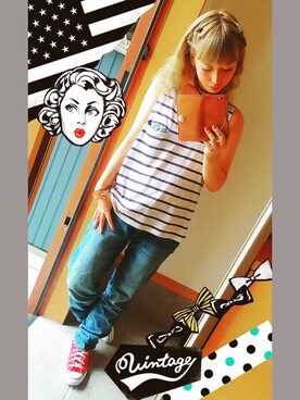 824さん（レディース・158cm）の夏コーディネート