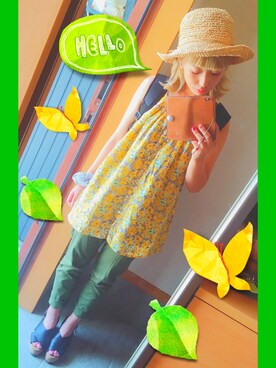 824さん（レディース・158cm）の夏コーディネート