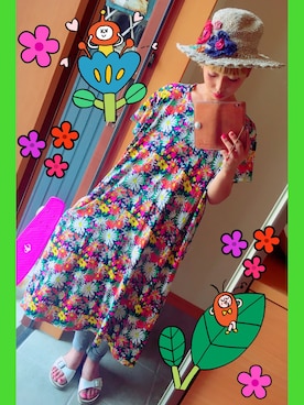 「7月WEAR夏のサンダル祭り」｜「アイテム（その他）」を使った、824さん（レディース・158cm）の夏コーディネート
