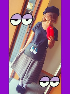 824さん（レディース・158cm）の秋コーディネート