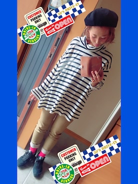 824さん(レディース・158cm)の秋コーディネート