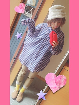 824さん（レディース・158cm）の秋コーディネート