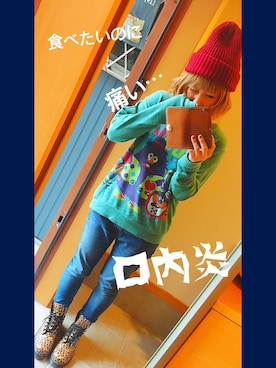 824さん（レディース・158cm）の秋コーディネート