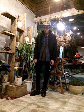 「アイテム（その他アウター）」を使った、青山圭佑さん（メンズ・170cm・20代）の冬コーディネート