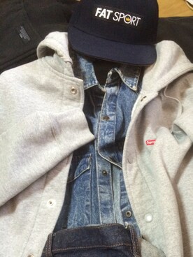 「FAT（エフエイティー）のアイテム（キャップ）」を使った、satoshi310456🎩さん（メンズ・169cm）の秋コーディネート