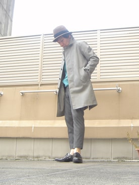 「PRADA（プラダ）のアイテム（その他シューズ）」を使った、satoshi310456🎩さん（メンズ・169cm）の秋コーディネート