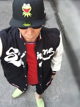 「アイテム（モカシン/デッキシューズ、グリーン系）」を使った、satoshi310456🎩さん（メンズ・169cm）の秋コーディネート