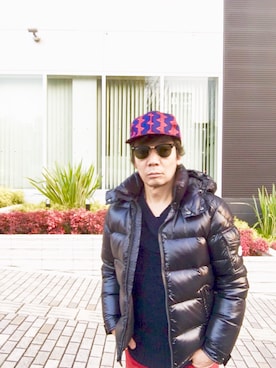 「FACETASM（ファセッタズム）のアイテム（帽子）」を使った、satoshi310456🎩さん（メンズ・169cm）の冬コーディネート