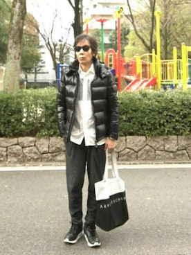 「CASH CA（カシュカ）のアイテム」を使った、satoshi310456🎩さん（メンズ・169cm）の冬コーディネート