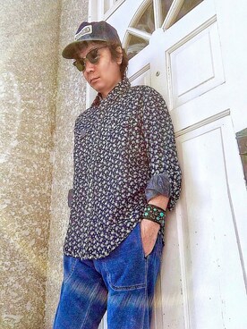 「DSQUARED2（ディースクエアード）のアイテム（アクセサリー）」を使った、satoshi310456🎩さん（メンズ・168cm）の夏コーディネート