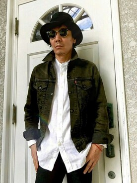 「N.HOOLYWOOD（N.ハリウッド）のアイテム（デニムジャケット）」を使った、satoshi310456🎩さん（メンズ・169cm）の秋コーディネート