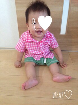 Rin♡さん（キッズ・70cm）の夏コーディネート