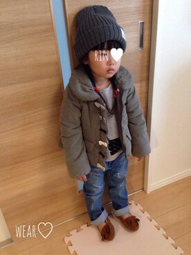 Rin♡さん（キッズ・100cm）の冬コーディネート