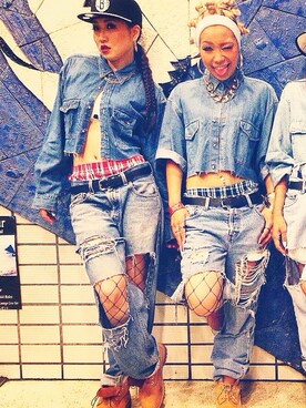 「James（ジェイムス）のアイテム（ジャケット/アウター）」を使った、UKOさん（レディース・165cm）の秋コーディネート