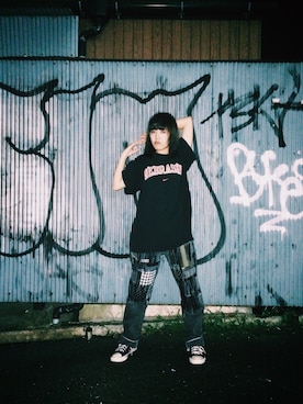 「keisuke kanda（ケイスケカンダ）のアイテム（パンツ）」を使った、もりろさん（レディース・155cm）の秋コーディネート