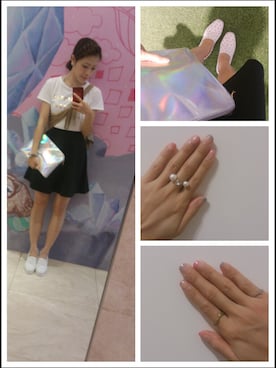 「MAISON DE REEFUR」｜「アイテム（その他）」を使った、fifi🌠フィフィ💖さん（レディース・160cm）の夏コーディネート