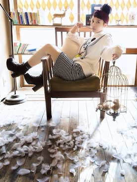 NOZOMI TAZAKIさん(レディース・156cm)の春コーディネート