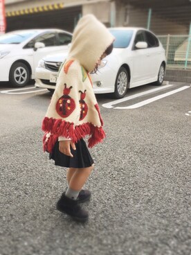 「BIT'Z（ビッツ）のアイテム（ジャケット/アウター）」を使った、歌助さん（キッズ・90cm）の冬コーディネート