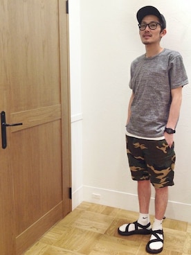 「シップスデイズ」｜大山さん（メンズ・170cm）の夏コーディネート