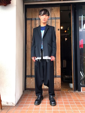 「sulvam」｜「アイテム（その他シューズ）」を使った、yooheyさん（メンズ・175cm）の夏コーディネート