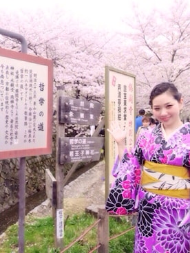 「アイテム（浴衣）」を使った、starvingayaさん（レディース・167cm）の春コーディネート