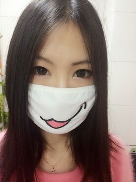 「taobaoのアイテム（ニット/セーター、ピンク系）」を使った、花柒小姐さん（レディース・172cm）の春コーディネート