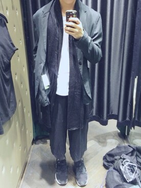 「アイテム（つなぎ/オールインワン）」を使った、chao yuan fuさん（メンズ・175cm）の春コーディネート