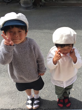 「アイテム（サンダル）」を使った、31_yoさん（キッズ・100cm）の春コーディネート