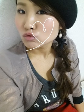 「編み込みヘアー」｜NANAさん（レディース・152cm）の秋コーディネート