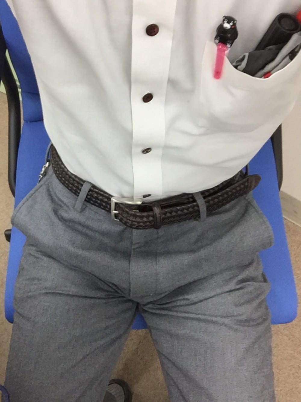 「UNIQLOのアイテム（スラックス、グレー系）」を使った、RTさん（メンズ・177cm）の夏コーディネートの1枚目の写真