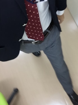 「アイテム（フォーマルスーツ/小物）」を使った、RTさん（メンズ・177cm）の秋コーディネート