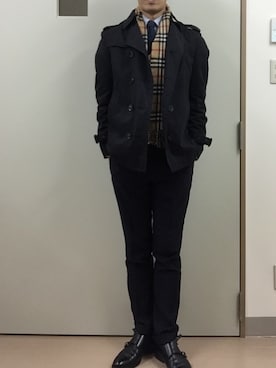 「MEERMIN（メルミン）のアイテム」を使った、RTさん（メンズ・177cm）の冬コーディネート