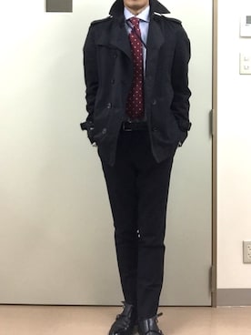 「MEERMIN（メルミン）のアイテム」を使った、RTさん（メンズ・177cm）の冬コーディネート
