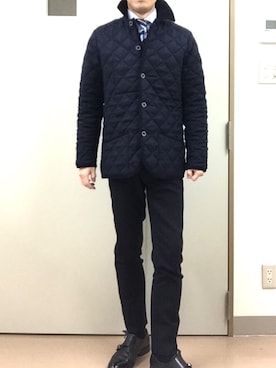 「MEERMIN（メルミン）のアイテム」を使った、RTさん（メンズ・177cm）の冬コーディネート