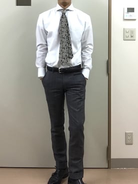 「MEERMIN（メルミン）のアイテム」を使った、RTさん（メンズ・177cm）の春コーディネート