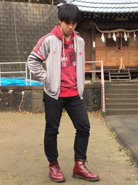 「Drift Rage（ドリフトレイジ）のアイテム」を使った、ゆーやさん（メンズ・174cm）の冬コーディネート