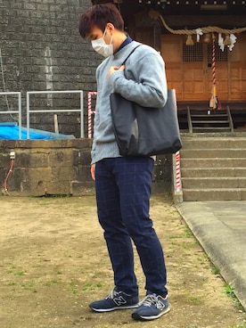 「Modern Amusement（モダンアミューズメント）のアイテム」を使った、ゆーやさん（メンズ・174cm）の春コーディネート