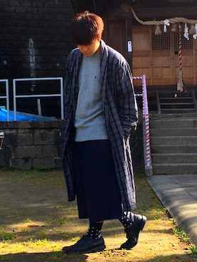 「Modern Amusement（モダンアミューズメント）のアイテム」を使った、ゆーやさん（メンズ・174cm）の春コーディネート